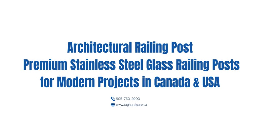 architectural railing post